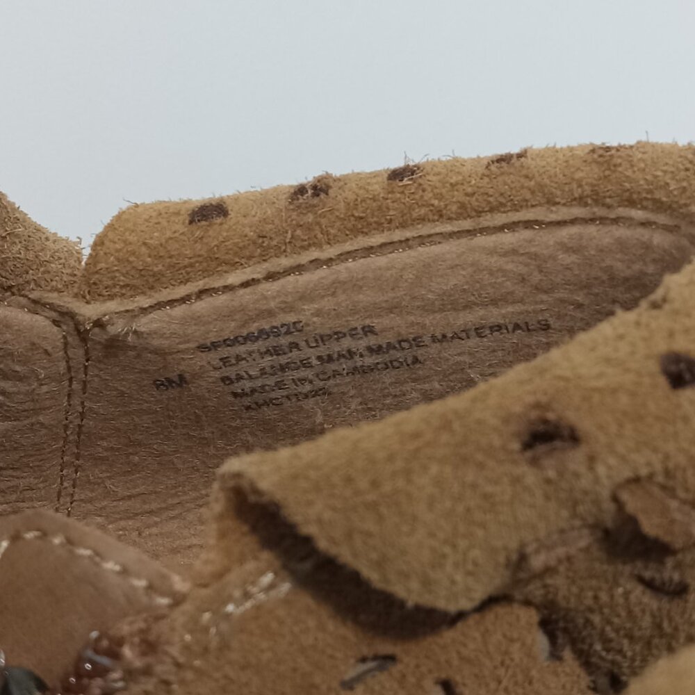 SOFFT Bristow Chambray Ankle Boots Preforated Suede Carmel Tan Brown Size 8 - Picture 10 of 11